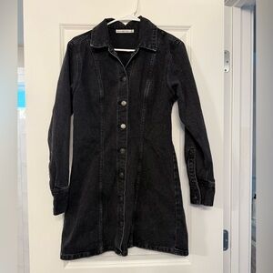 Abercrombie & Fitch Denim Button-Up Dress, size M